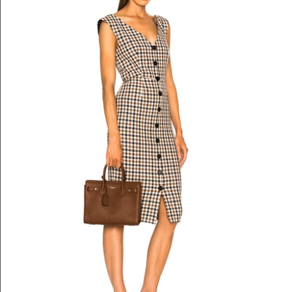 Veronica Beard Lark checked dress